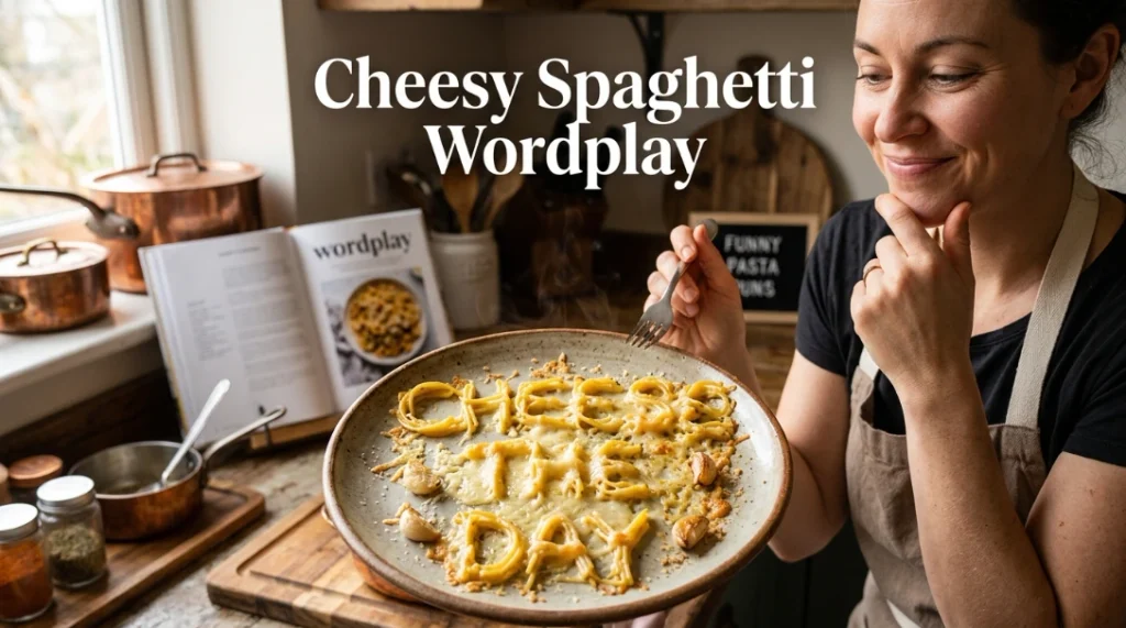 Cheesy Spaghetti Wordplay