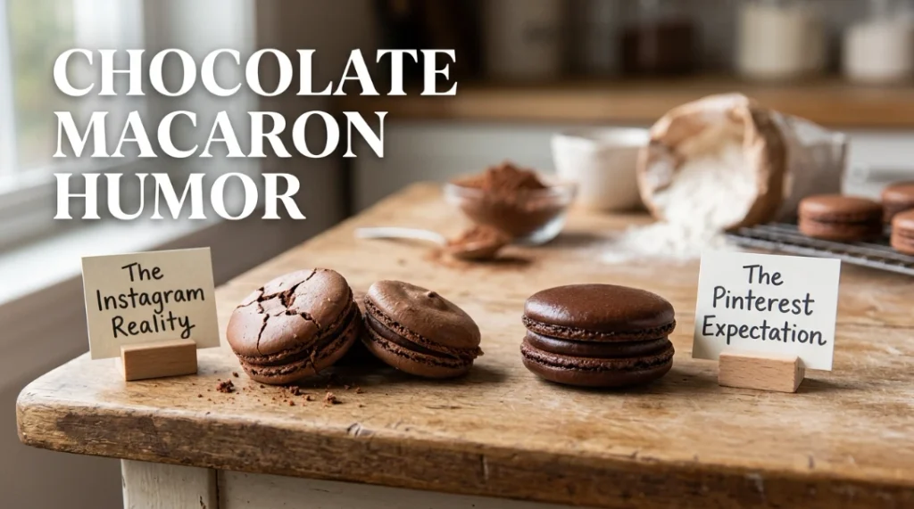 Chocolate Macaron Humor