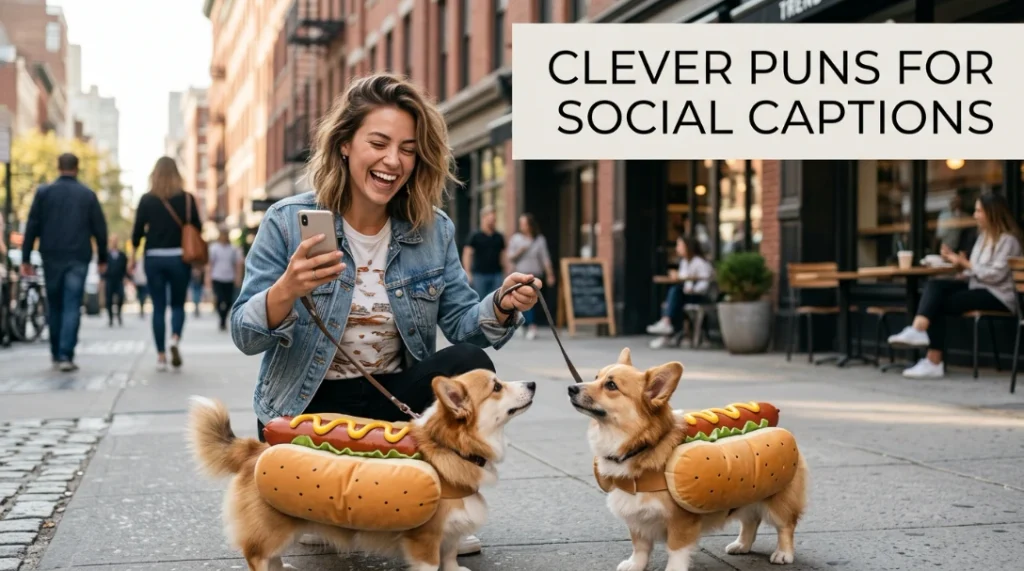 Clever Puns for Social Captions