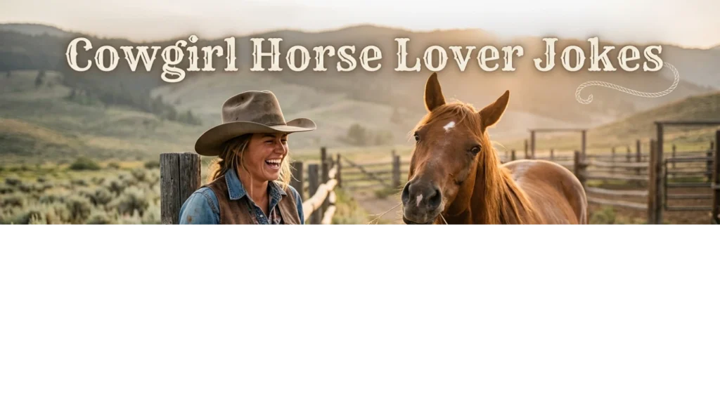 Cowgirl Horse Lover Jokes