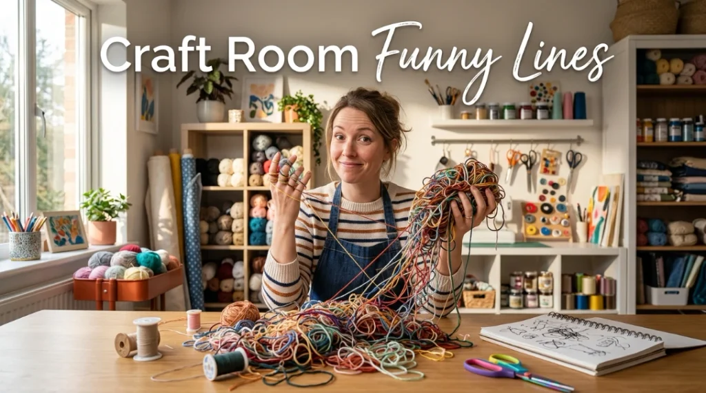 Craft Room Funny Lines