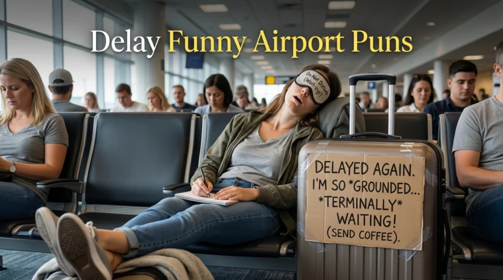 Delay Funny Airport  Puns