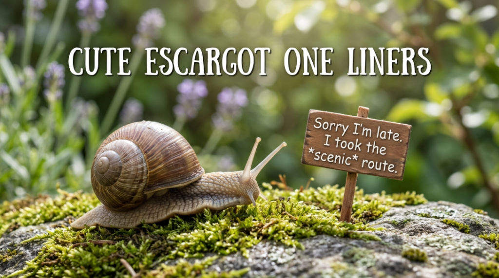 Escargot and Nature Humor