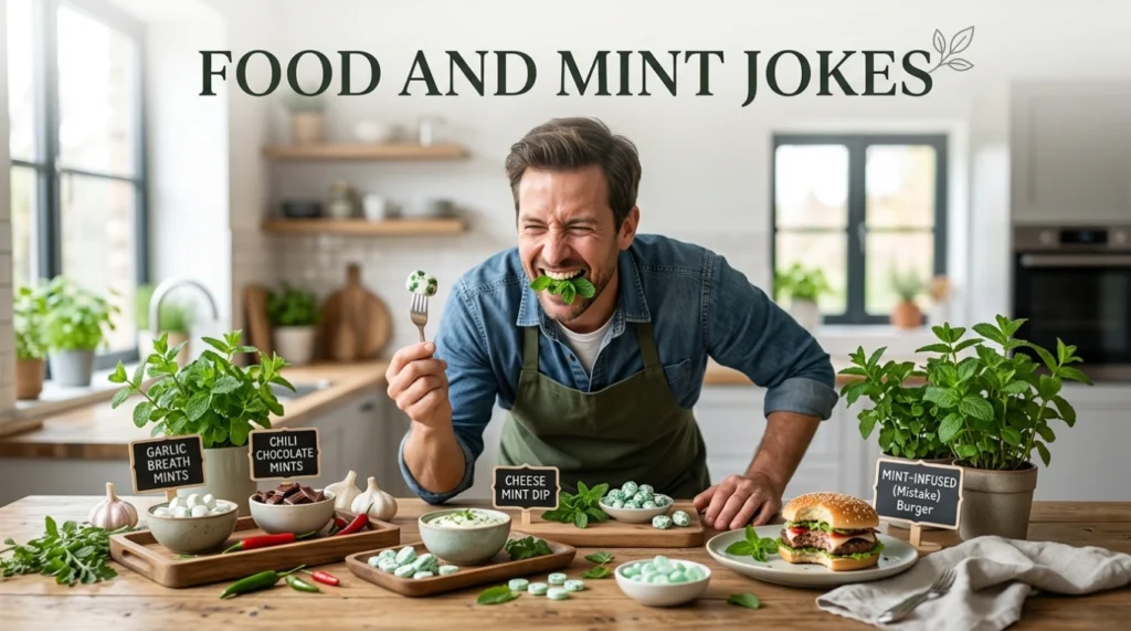 Food and Mint Jokes