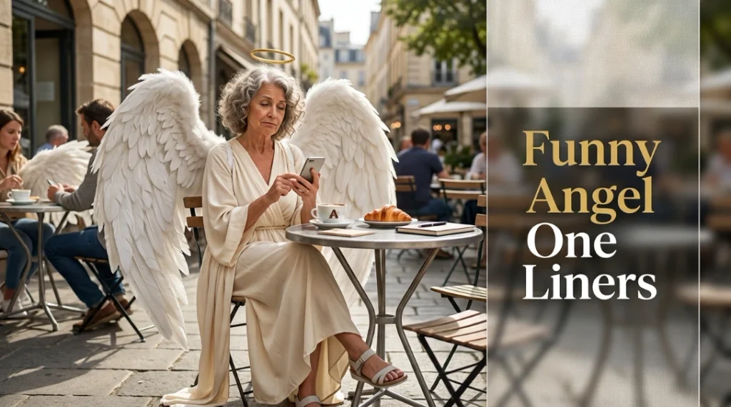 Funny Angel One Liners