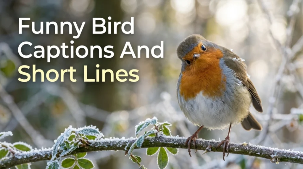 Funny Bird Captions And Short Lines