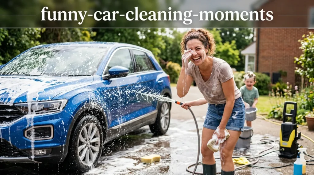 Funny Car Cleaning Moments