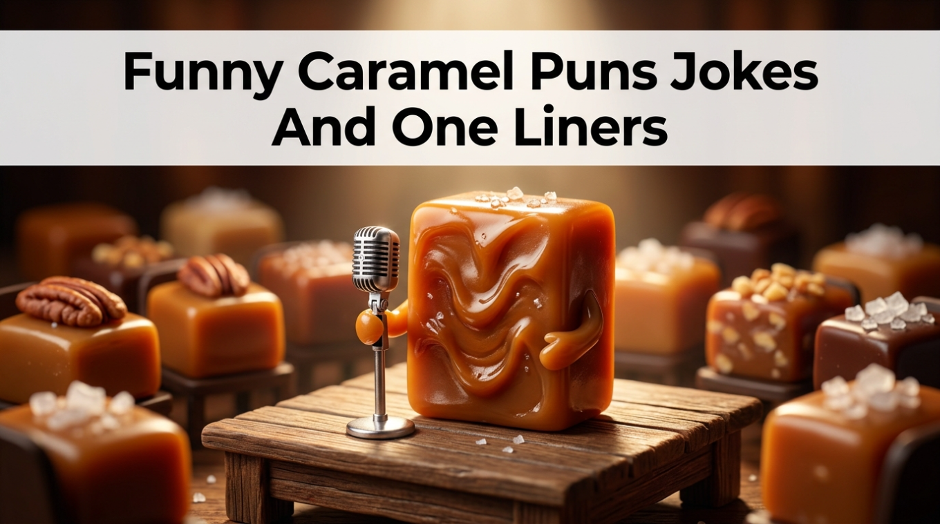 Funny Caramel Puns Jokes And One Liners