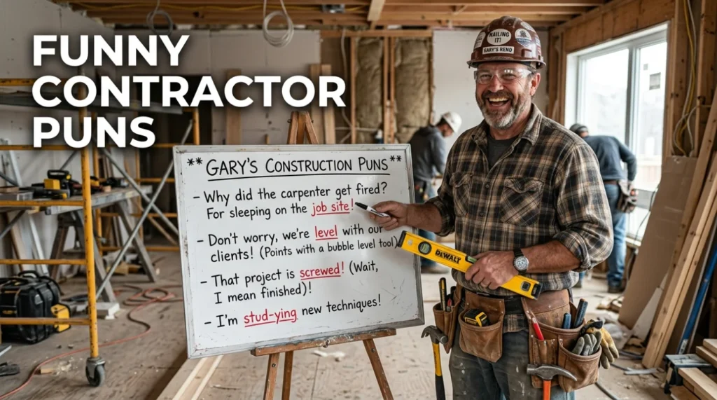 Funny Contractor Puns