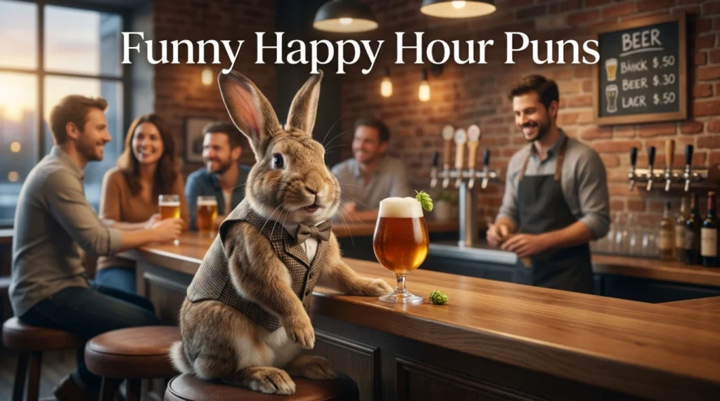 Funny Happy Hour Puns