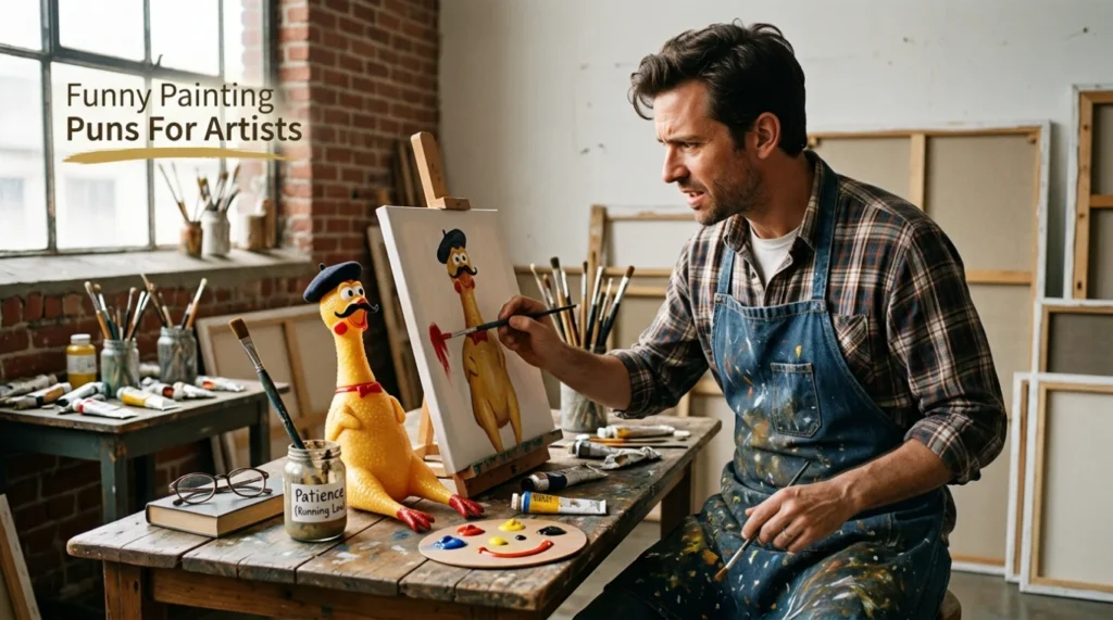Funny Painting Puns For Artists