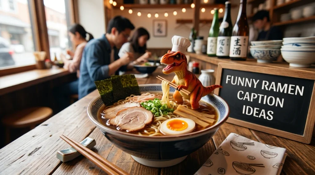 Funny Ramen Caption Ideas