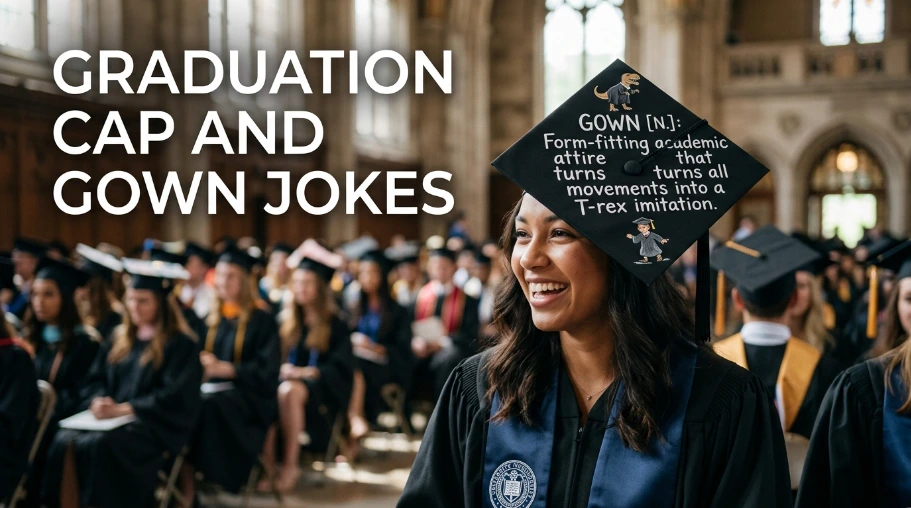 Graduation Cap And Gown Jokes