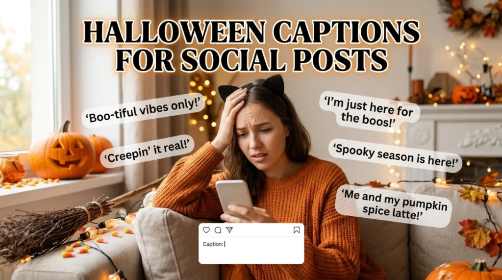 Halloween Captions For Social Posts