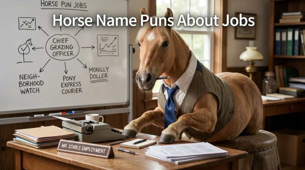 Horse Name Puns About Jobs
