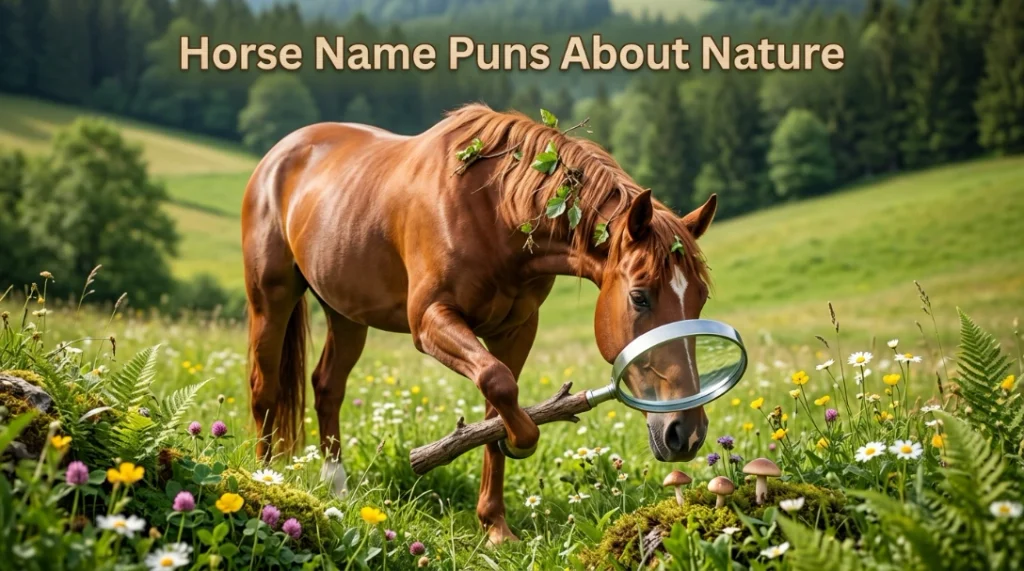 Horse Name Puns About Nature