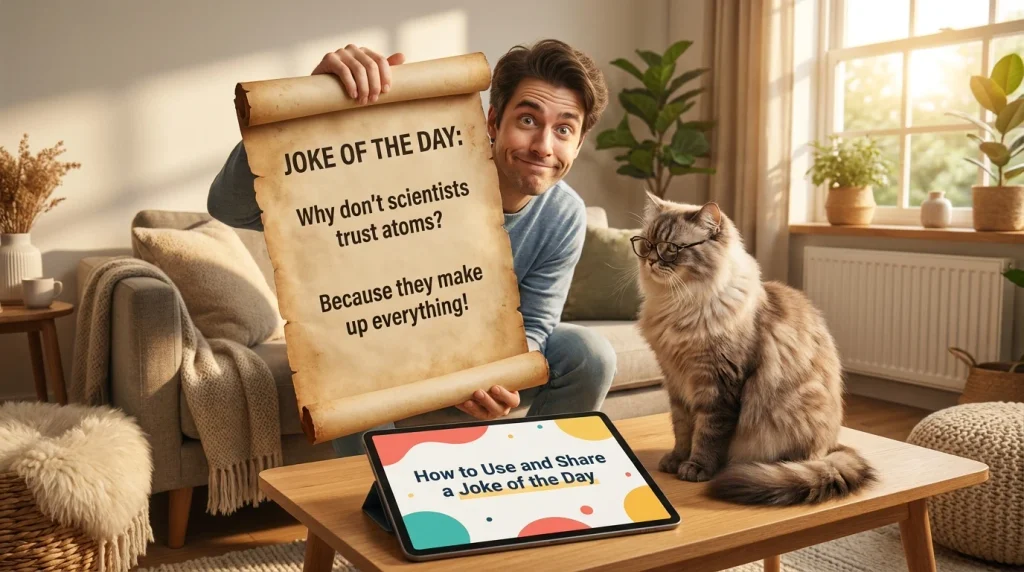 How to Use and Share a Joke of the Day