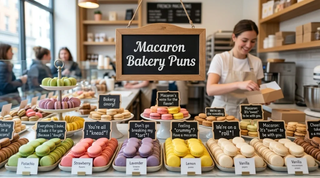 Macaron Bakery Puns
