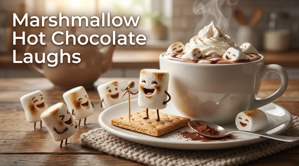 Marshmallow Hot Chocolate Laughs