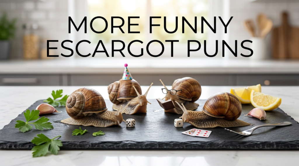 More Funny Escargot Puns