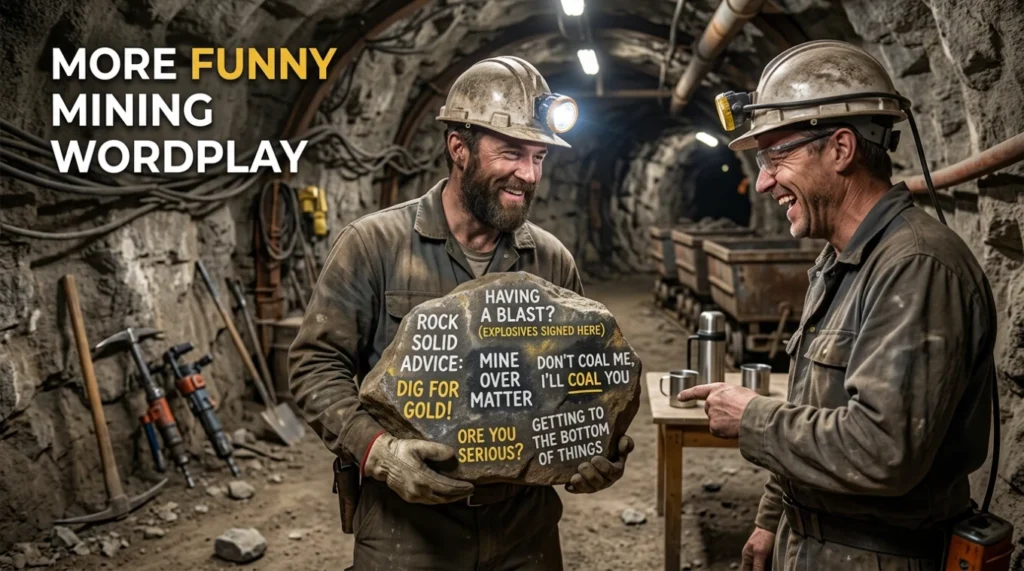 More Funny Mining Wordplay