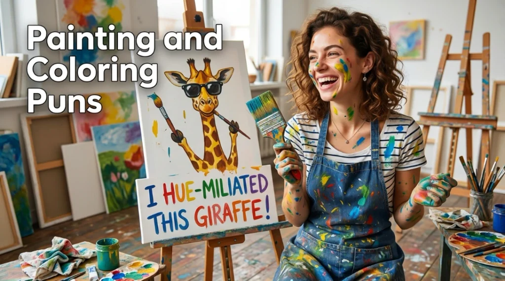 Painting and Coloring Puns
