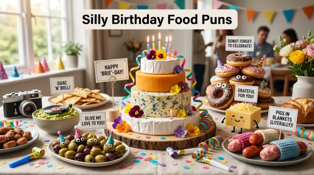 Silly Birthday Food Puns