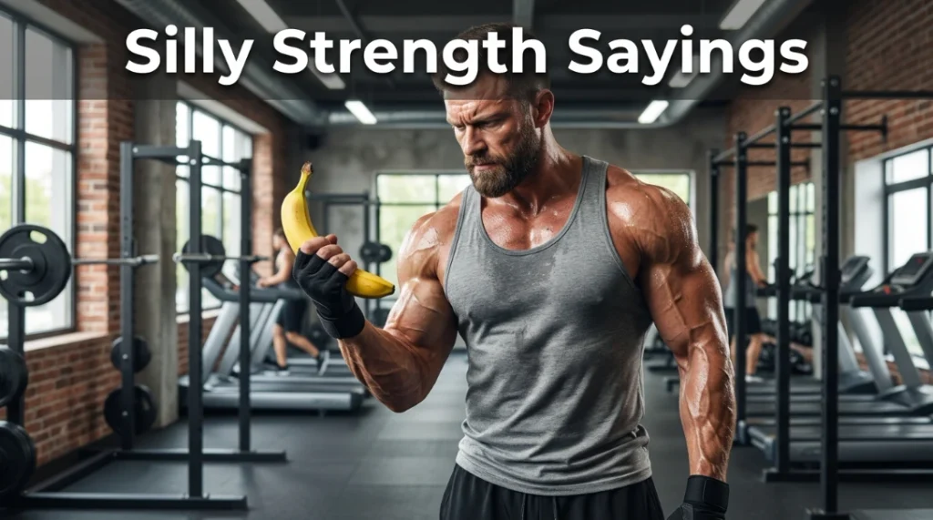 Silly Strength Sayings