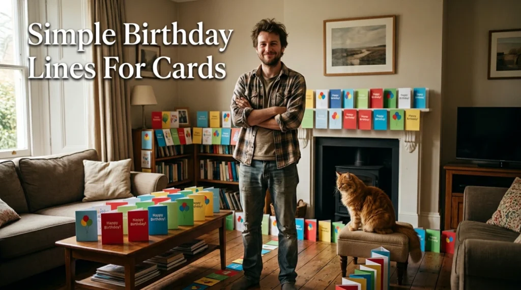 Simple Birthday Lines For Cards
