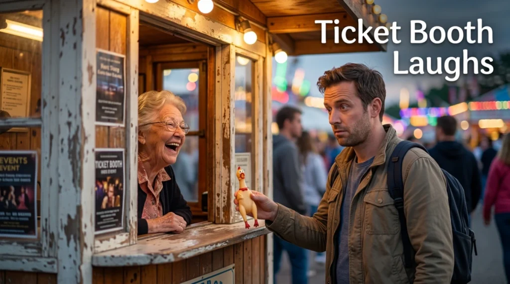 Ticket Booth Laughs