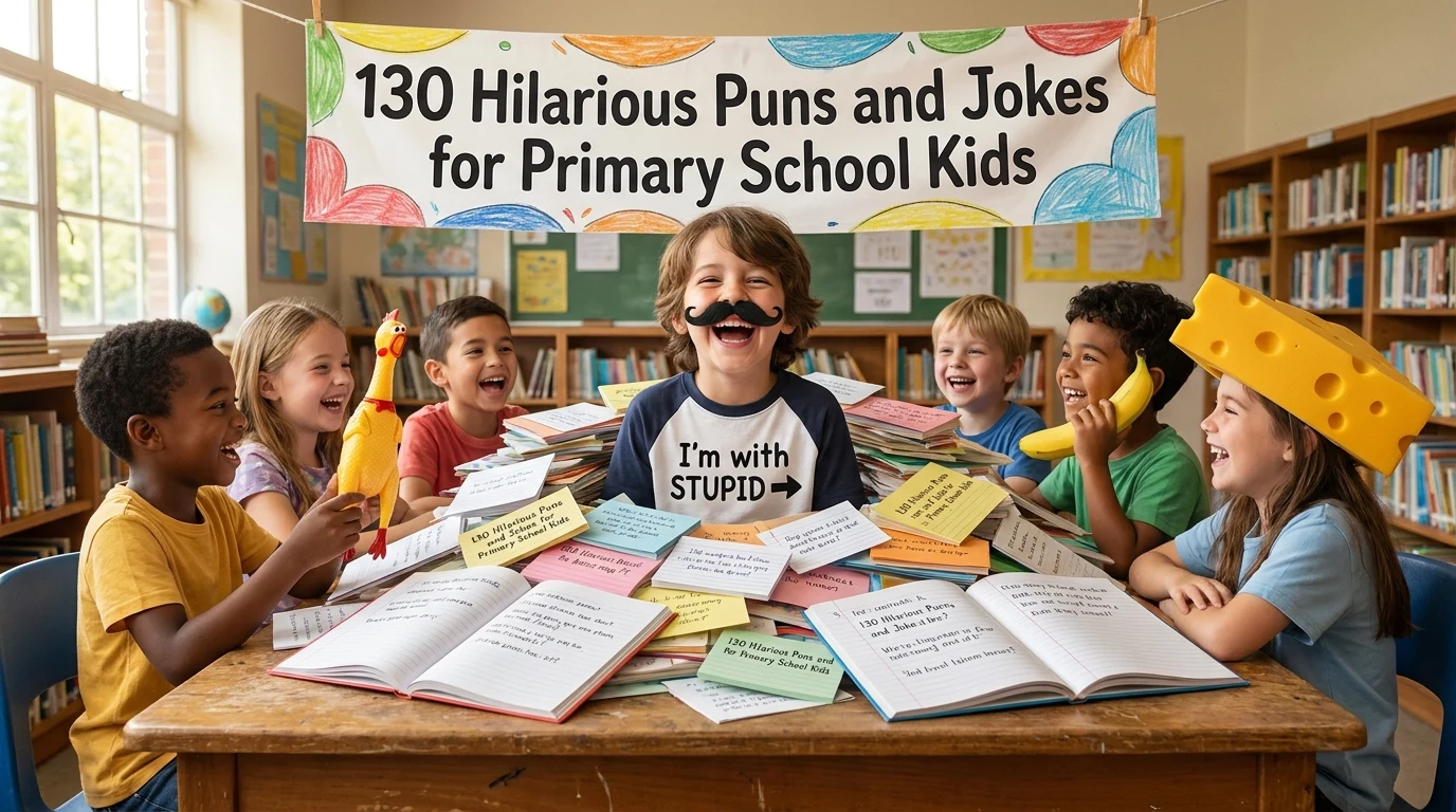 130+ Hilarious Puns and Jokes for Primary School Kids