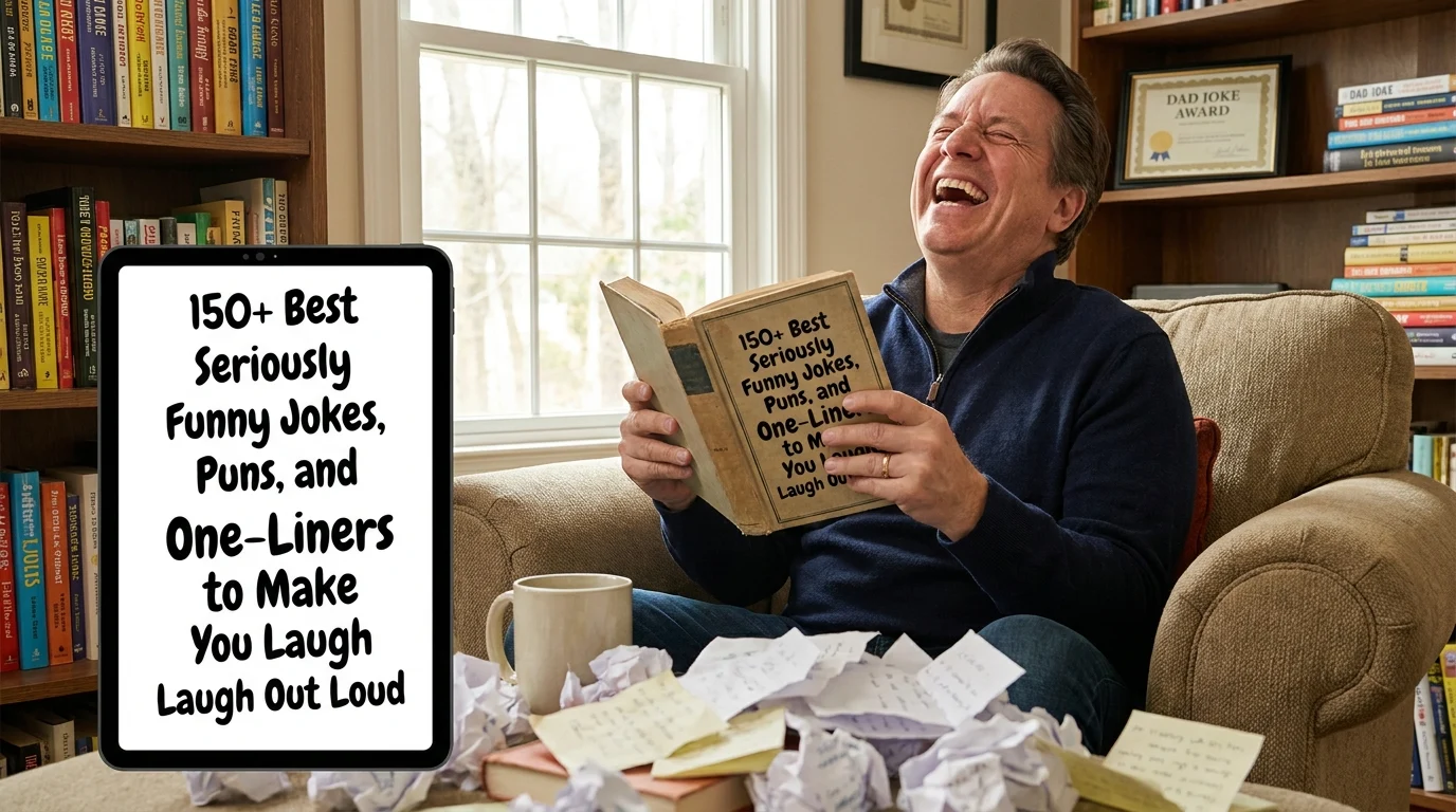 150+ Best Seriously Funny Jokes, Puns, and One-Liners to Make You Laugh Out Loud