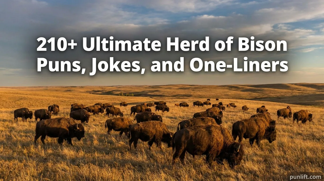 210+ Ultimate Herd of Bison Puns, Jokes, and One-Liners