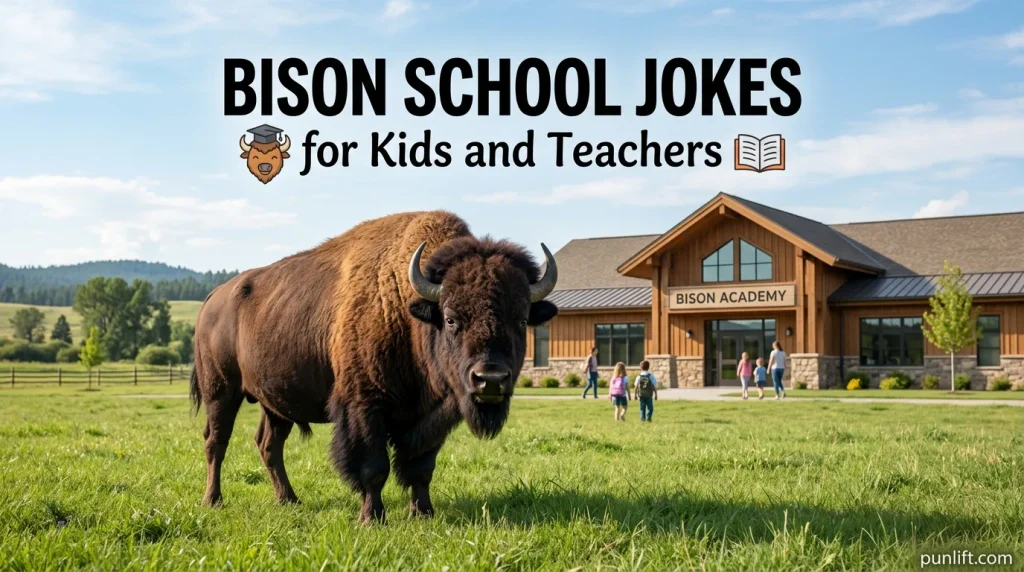 Bison School Jokes for Kids and Teachers