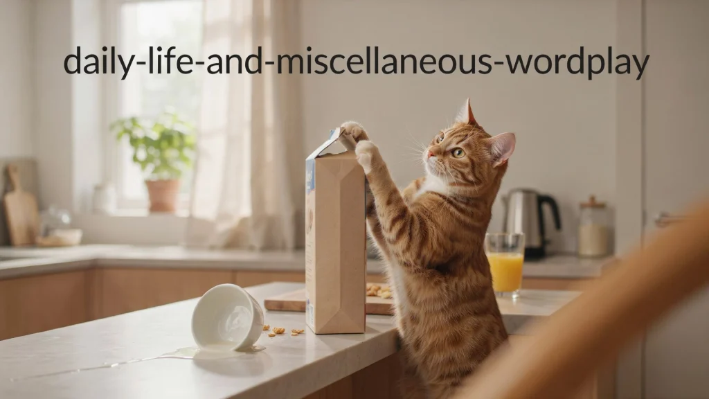 Daily Life and Miscellaneous Wordplay