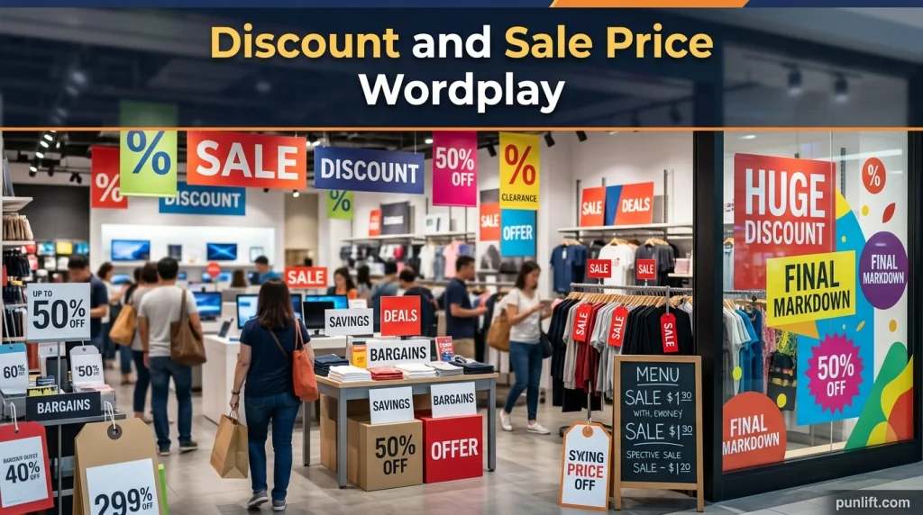 Discount and Sale Price Wordplay