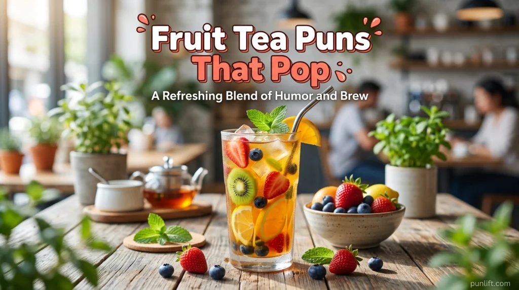 Fruit Tea Puns That Pop