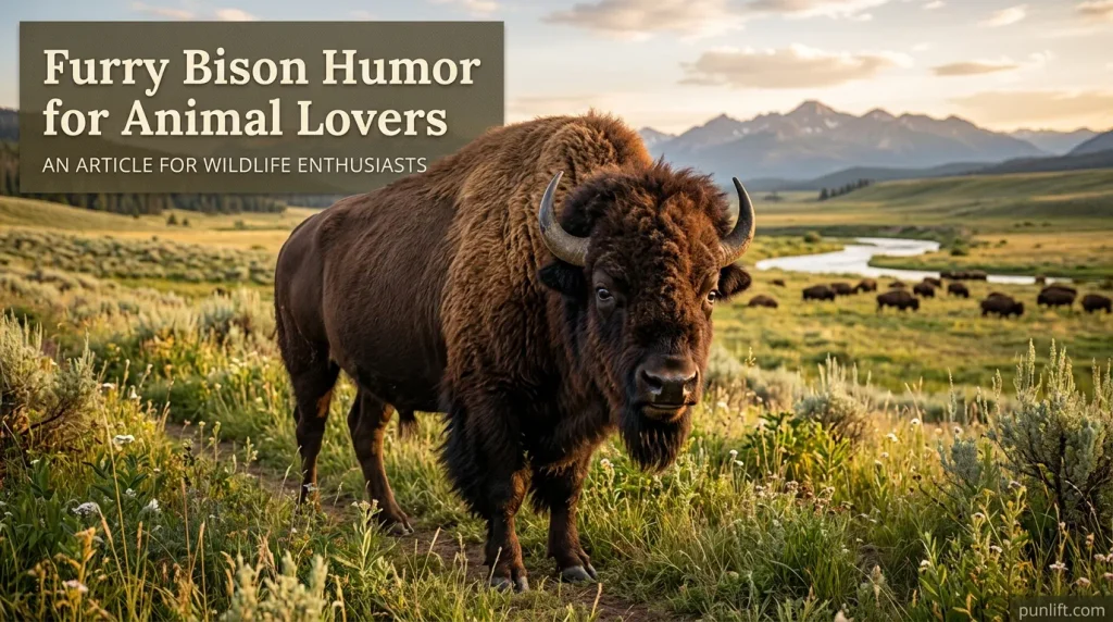 Furry Bison Humor for Animal Lovers