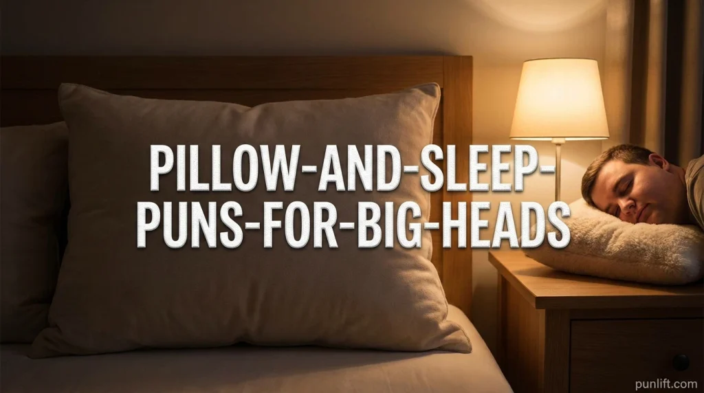 Pillow and Sleep Puns for Big Heads