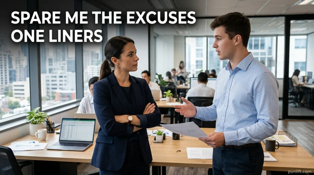 Spare Me The Excuses One Liners